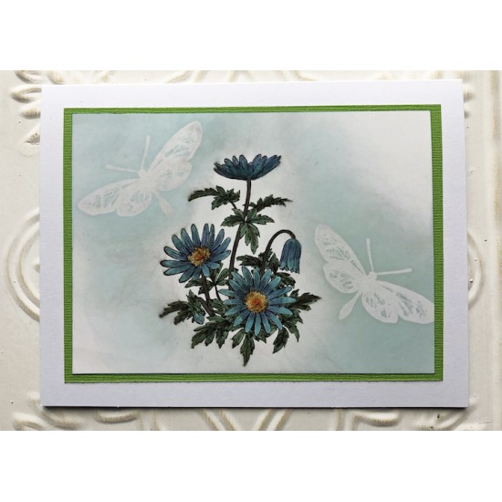 Windflowers Rubber Stamp Windflowers Rubber Stamp
