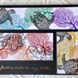 Lacey Sea Fan Coral Rubber Stamp Lacey Sea Fan Coral Rubber Stamp