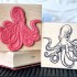 Olly Octopus Rubber Stamp