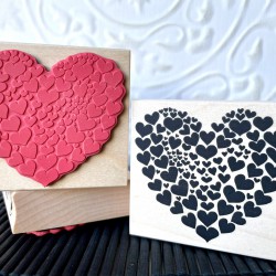 Heart of Hearts Rubber Stamp Heart of Hearts Rubber Stamp