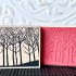 Winter Forest Rubber Stamp