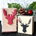 Deer Antlers Rubber Stamp