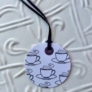 Cuppa Coffee or Tea Rubber Stamp Cuppa Coffee or Tea Rubber Stamp