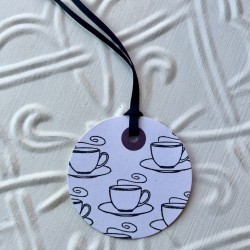Cuppa Coffee or Tea Rubber Stamp Cuppa Coffee or Tea Rubber Stamp