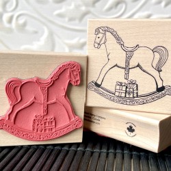 Rocking Horse Rubber Stamp