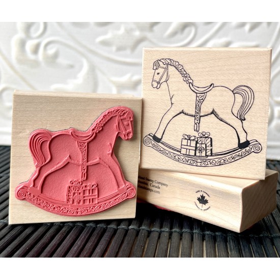 Rocking Horse Rubber Stamp