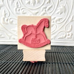 Rocking Horse Rubber Stamp