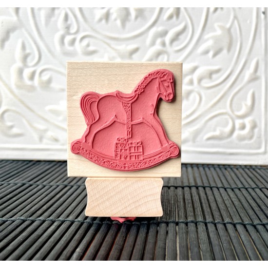 Rocking Horse Rubber Stamp