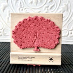 Proud Peacock Rubber Stamp Proud Peacock Rubber Stamp