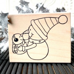New Snow Family Rubber Stamp New Snow Family Rubber Stamp