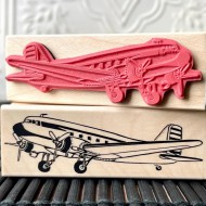 Vintage Airplane Rubber Stamp Vintage Airplane Rubber Stamp
