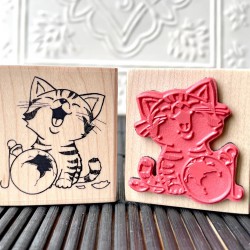 Sophie's Christmas Cat-tastrophy Rubber Stamp Sophie's Christmas Cat-tastrophy Rubber Stamp