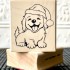 Tilley's Christmas Hat Rubber Stamp