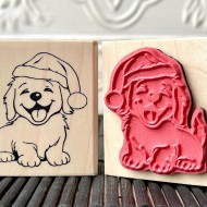 Tilley's Christmas Hat Rubber Stamp Tilley's Christmas Hat Rubber Stamp
