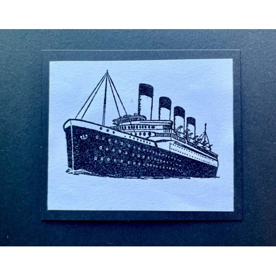 Vintage Ocean Liner Rubber Stamp Vintage Ocean Liner Rubber Stamp