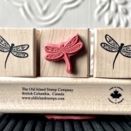 Tiny Dragonfly Rubber Stamp Tiny Dragonfly Rubber Stamp