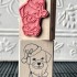 Santa Dog Rubber Stamp