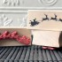 Silhouette Sleigh Rubber Stamp