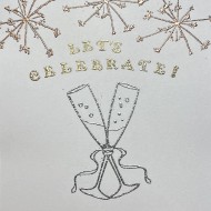 LET'S CELEBRATE Rubber Stamp LET'S CELEBRATE Rubber Stamp