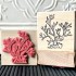 Sea Coral with Shell Rubber Stamp