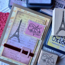 C'est la Vie Rubber Stamp