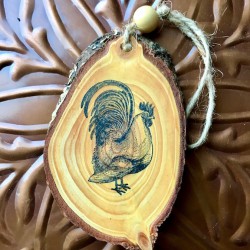 Rooster Rubber Stamp