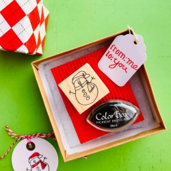 From Me to You Rubber Stamp