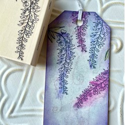 Wisteria Vine Rubber Stamp Wisteria Vine Rubber Stamp