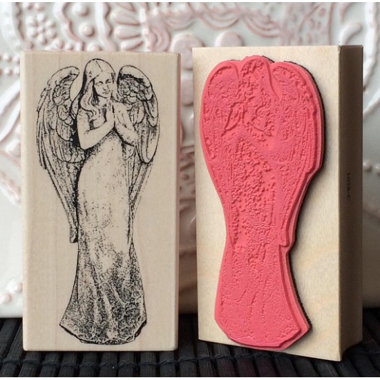 Classic Angel Rubber Stamp