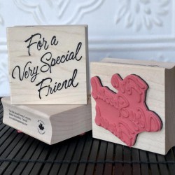 For a Very Special Friend Rubber Stamp For a Very Special Friend Rubber Stamp