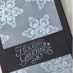 Blossom Snowflake Rubber Stamp Blossom Snowflake Rubber Stamp