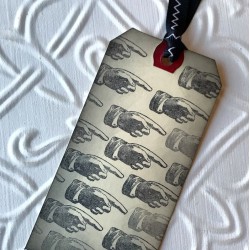 That Way Pointing Finger Rubber Stamp That Way Pointing Finger Rubber Stamp