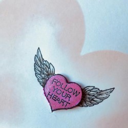Follow Your Heart Rubber Stamp Follow Your Heart Rubber Stamp