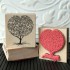 Heart Tree Rubber Stamp