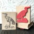 Egret Bird Rubber Stamp