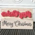 Large Merry Christmas Script Rubber Stamp