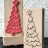 Snowy Christmas Tree Rubber Stamp