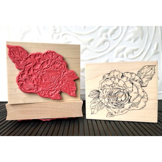 Tea Rose Rubber Stamp Tea Rose Rubber Stamp