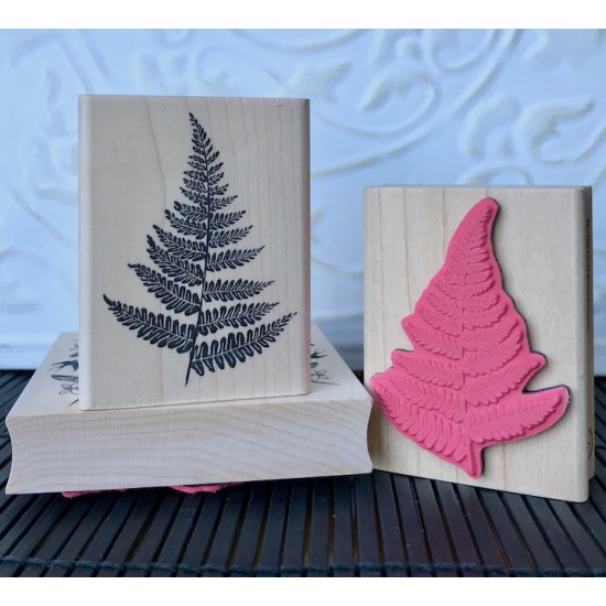 Silhouette Fern Rubber Stamp