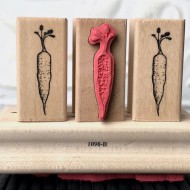 Carrot Rubber Stamp