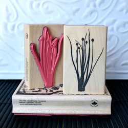 Spring Chives Rubber Stamp Spring Chives Rubber Stamp