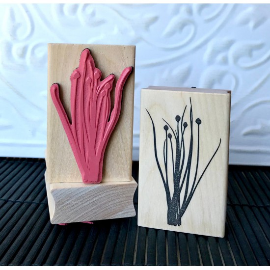 Spring Chives Rubber Stamp Spring Chives Rubber Stamp
