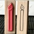 Birthday Candle Rubber Stamp
