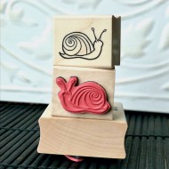 Rafael the Snail Rubber Stamp Rafael the Snail Rubber Stamp