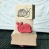 Rafael the Snail Rubber Stamp