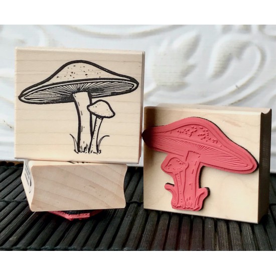 Mushroom Rubber Stamp