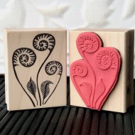 Oh Fiddlehead Rubber Stamp Oh Fiddlehead Rubber Stamp