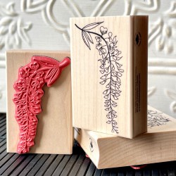 Wisteria Vine Rubber Stamp Wisteria Vine Rubber Stamp