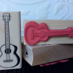 Ukulele Rubber Stamp Ukulele Rubber Stamp