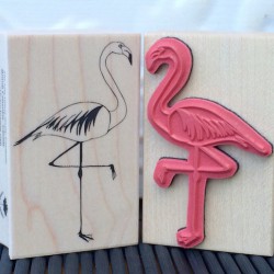 Flamingo Rubber Stamp Flamingo Rubber Stamp